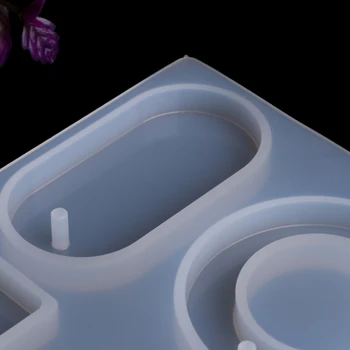

Silicone Mold Mould Epoxy Resin Jewelry Sweater Chain Pendant Making Tool Hole