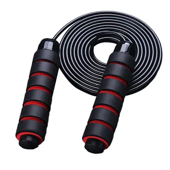 

1 Pcs Fitness Skipping Rope Thickened Rubber Coated Steel Wire Weight-Bearing Skipping Rope Wire Rope Weight 380g