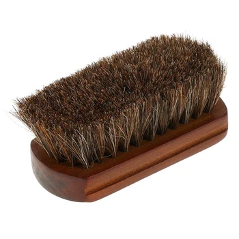 

Wood Handle Natural Horse Hair Mustache Beard Brush Facial Beard Cleaning Men's Shaving Brush Barber Salon Appliance Tools