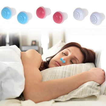 

1 Pair Silicone Anti Snore Device Nasal Dilators Apnea Sleep Aid Stop Snoring Stopper Nose Clip Anti-snore Clean Air Purifier