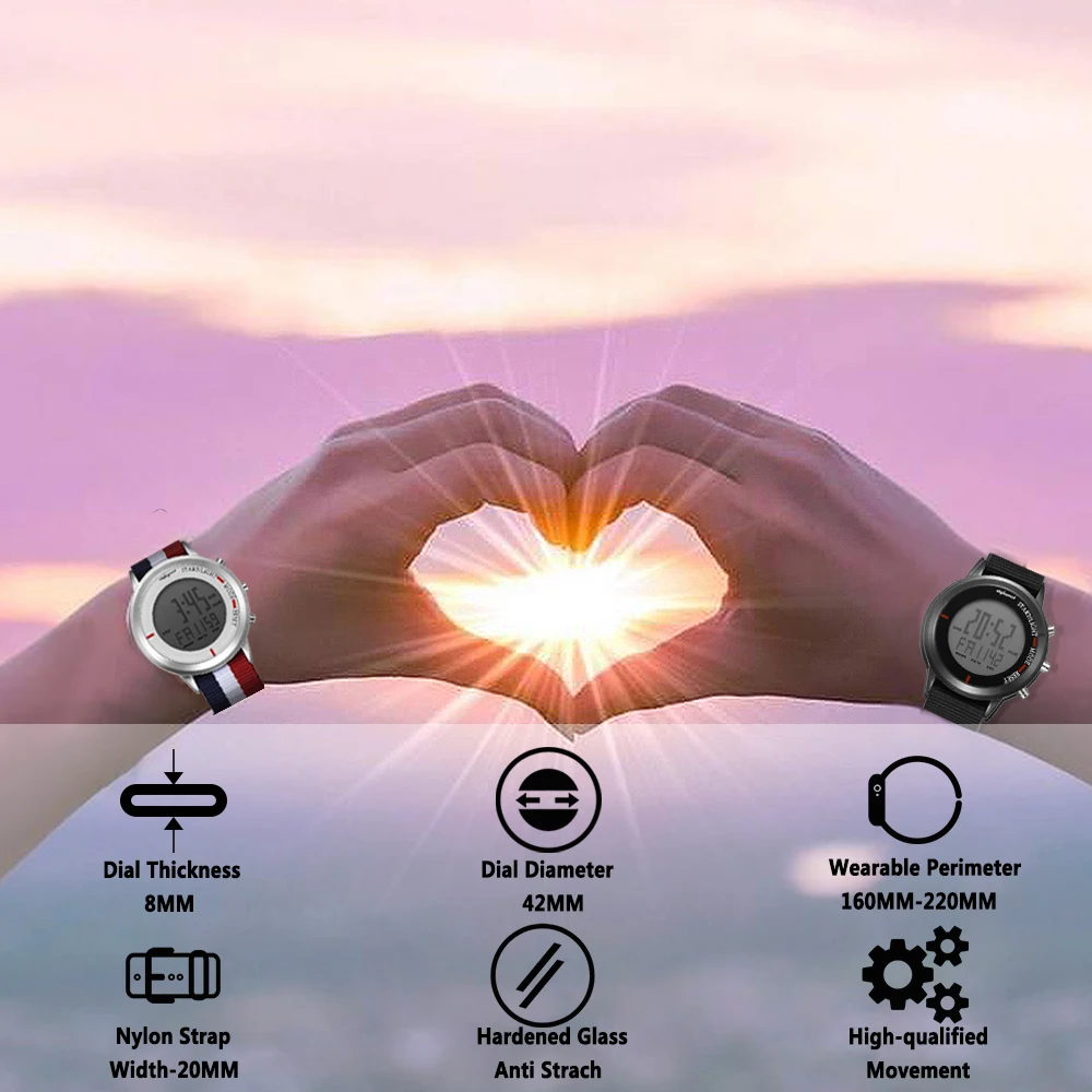 Digital Watches, shifenmei S1134 Digital Sports Watch with Big Face Daily Alarm Hourly Chime Stopwatch 1224H Date and Day EL Backlight Sport Watch for Men Women and Kids