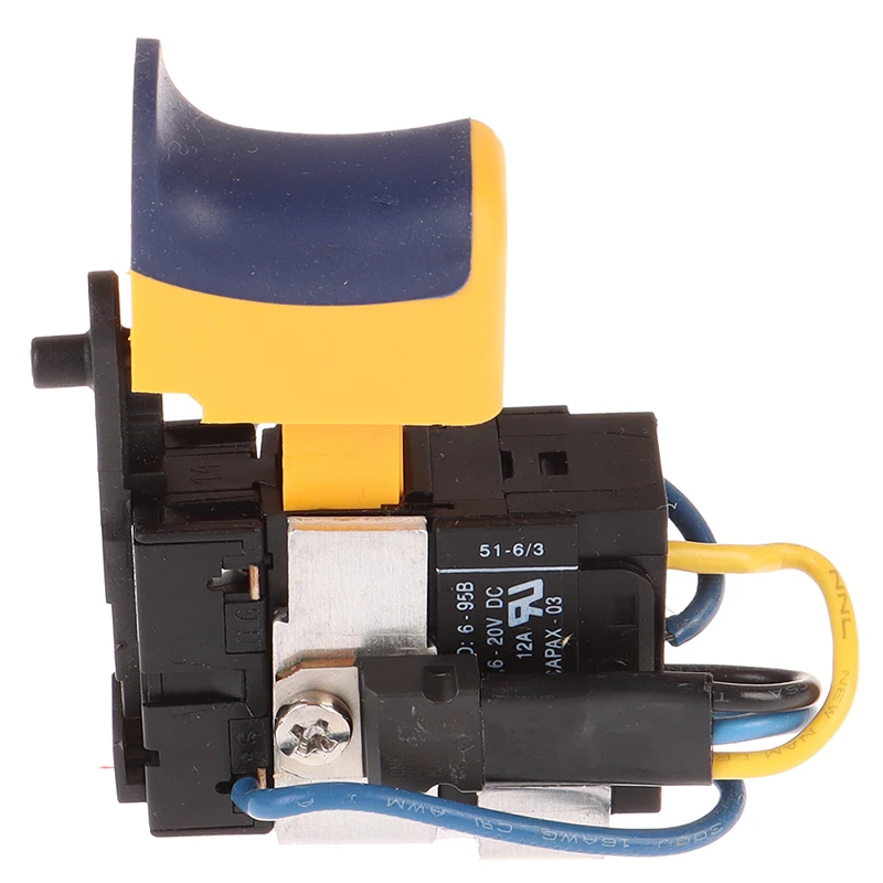 

12V Lithium Rechargeable Drill 1pc Hand Drill Brushed DC Motor Speed Switch DC Motor Forward And Reverse Speed Regulating Switch