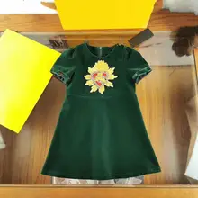 Платье хорошего качества для девочек 3-12 лет, платья для крупных девочек, детская одежда