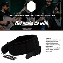 Регулируемый гитарный плечевой ремень нейлоновый ремень Синтетическая кожа концы с небольшими карманами и медиаторы для гитары бас