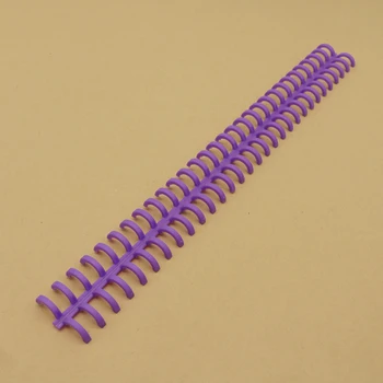 1 Pcs 10mm 34 Hole Loose-leaf Plastic Binding Ring Spring Spiral Rings for Kid A4 A5 A6 Paper Notebook Stationery Office Supplie 16