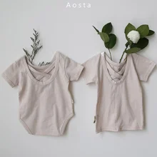 

2021 New Summer Newborn Infant Baby Girls Boys Cotton Romper Outfits Jumpsuit Bodysuit Unisex Bodysuits For Toddler Shirt Top