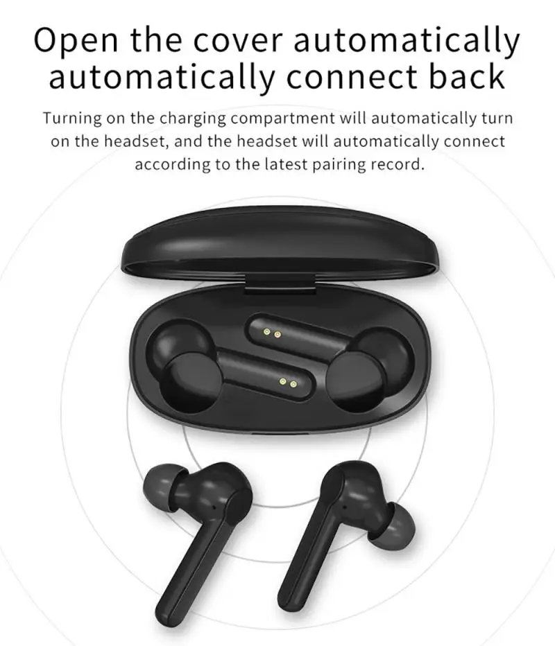 Mr NEW XY-7, Беспроводные спортивные наушники, Bluetooth V5.0, стерео, басы, Denoise, наушники TWS, гарнитура с длительной зарядкой, чехол, прочный