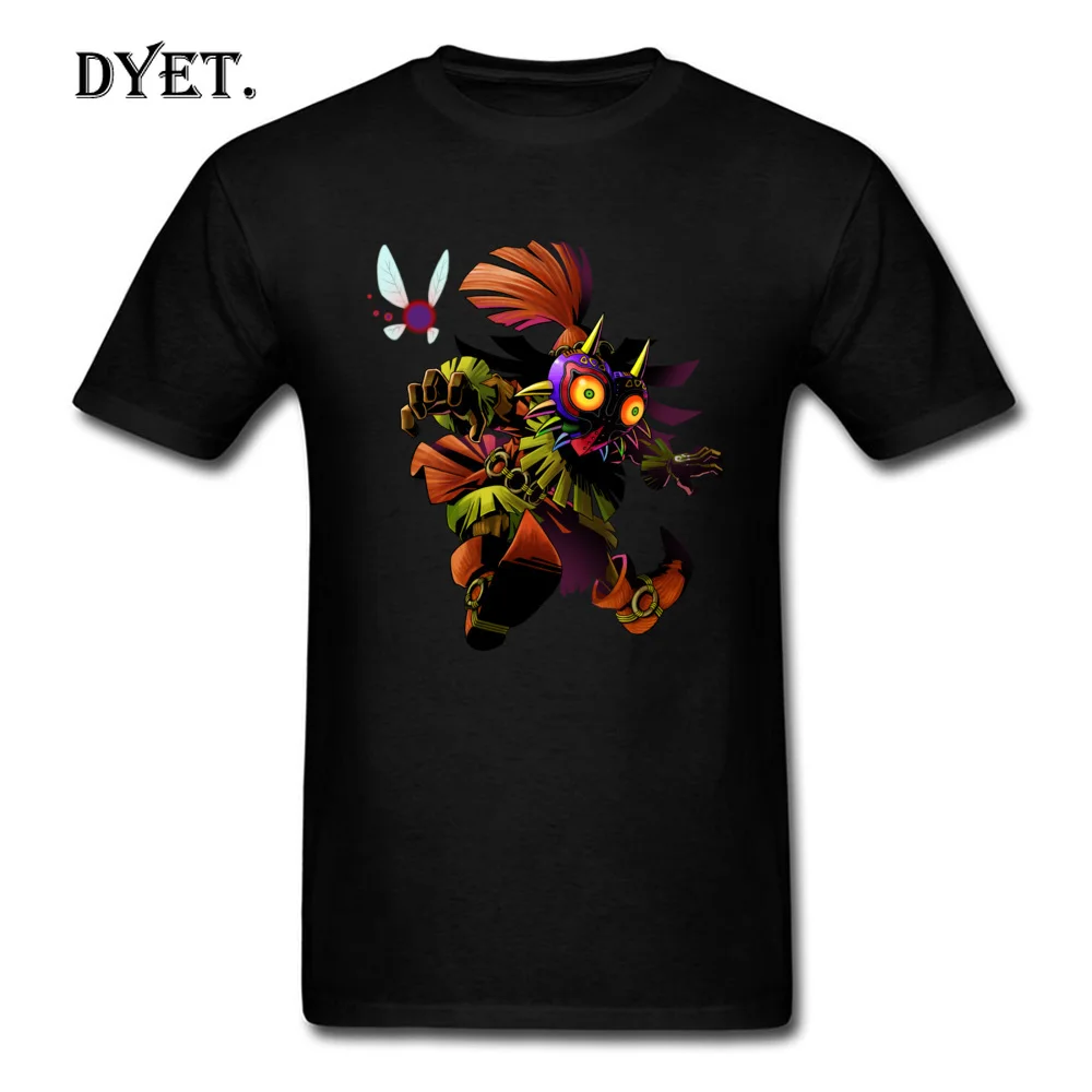 Legend Of Zelda T Shirt 2019 Majora's Mask Tshirt Men Skull Kid T-shirt Game Tee Shirts Black Clothing Cotton Tops |