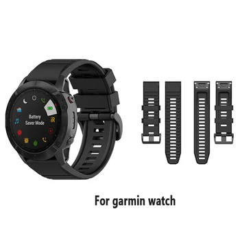 

26mm Watchband For Garmin fenix 6X Pro fenix 5x plus fenix 3 hr quaitx 3 Replacement Watch Strap Quick Release Wrist Band