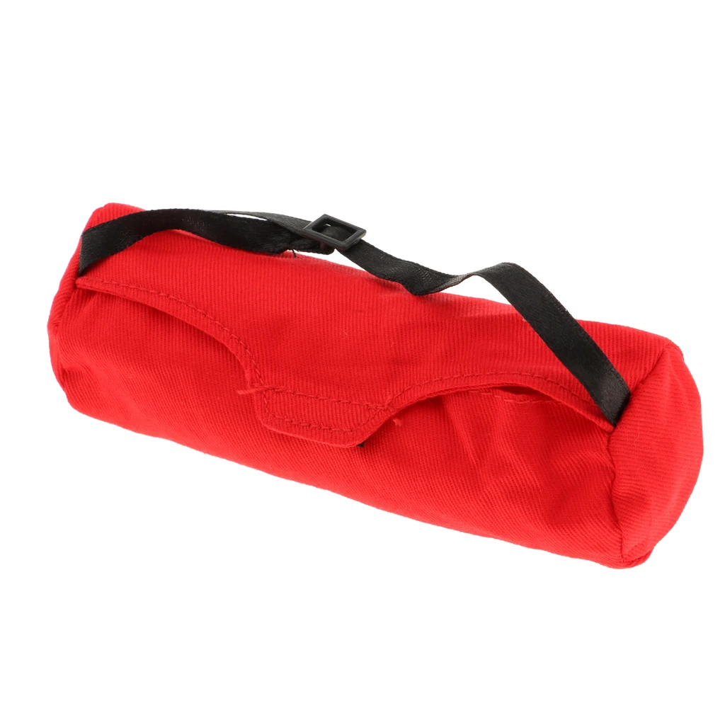 Red Travel Messenger Bag Decoration for 1/6 Soldiers Doll Dress Up Accessory Toy Gift
