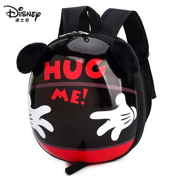 

Disney Eggshell Backpack Cartoons Kindergarten Mickey Mouse Bag 2020 New Children's School Bags for Boys Girls Kid Gift Backpack