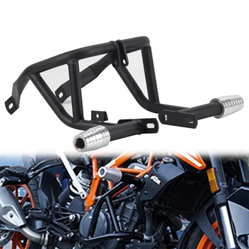 

DUKE rc 390 motorcycle Engine Bumper Guard Crash Bars Frame Slider Protector Kit Fit black color for KTM DUKE 390 rc 390 2018-19