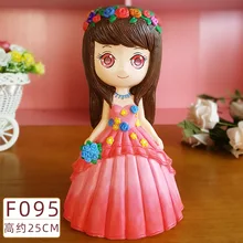 F095 [высота 25 см "пятьсот различные дополнительные DIY винил борьба не плохой негипсовая кукла цветной рисунок