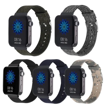 

NEW Nylon Canvas Watchband for Xiaomi Mi Watch Camouflage Men Women Replacement Band Strap Bracelet Accessories for Smart Watch