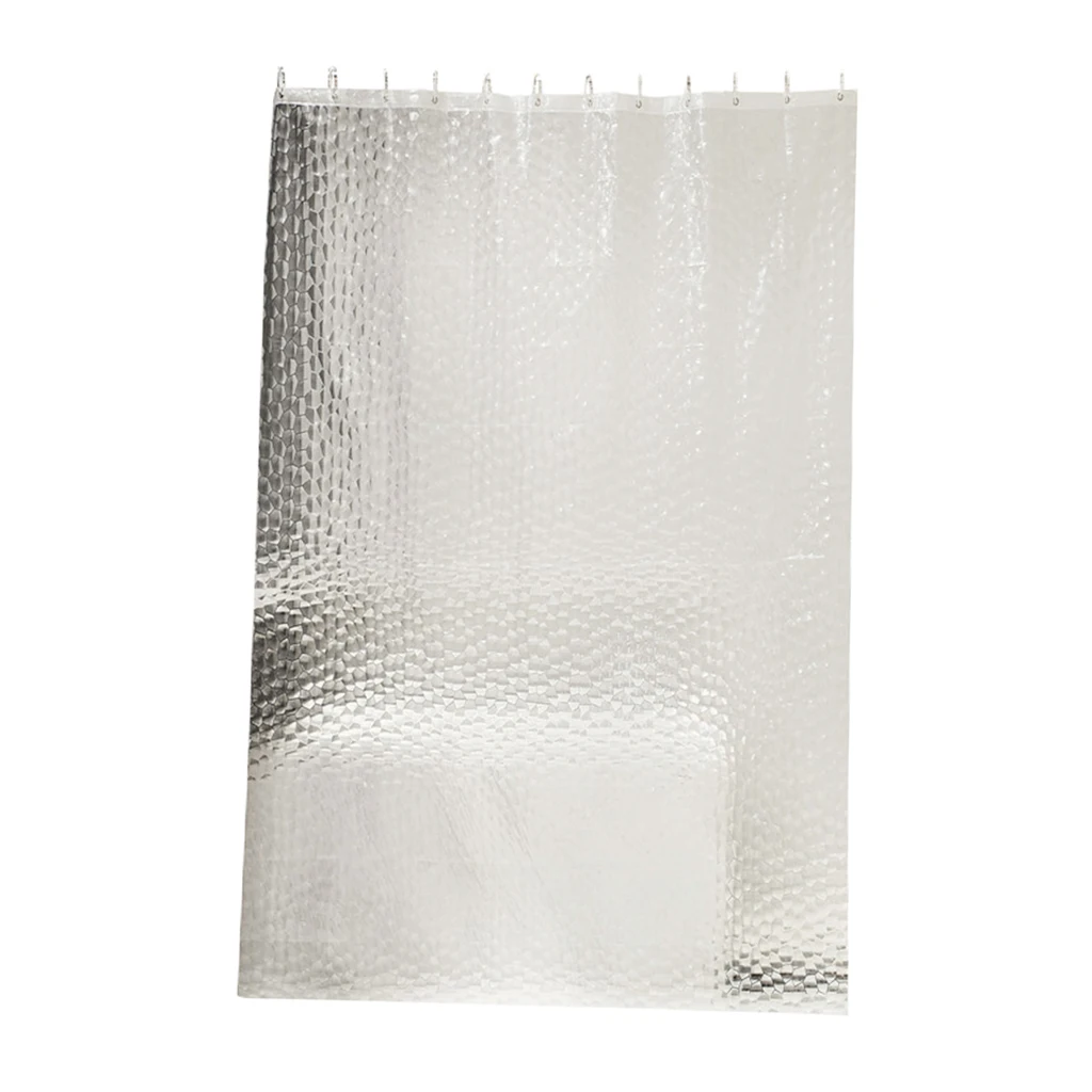 Mildew Resistant Anti-Bacterial PEVA Shower Curtain Liner White 180x180cm PEVA Shower Curtain Liner Bath Accessories