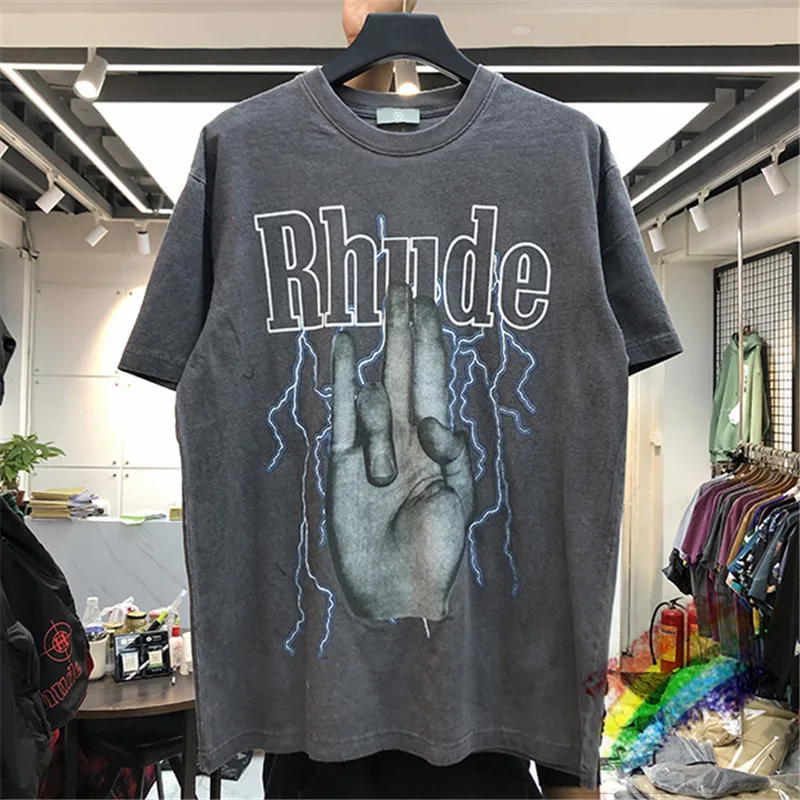 Rhude Loose Top Tees teeshirt homme 