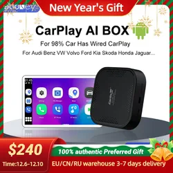 Carlinkit – 3 CarPlay décodeur sans fil Android 9.0, CarPlay sans fil, pour Audi Benz Bmw Mazda Toyota Netflix TV 4G LTE 