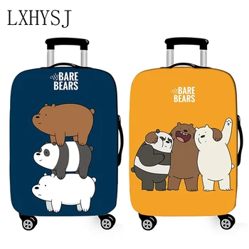 

Cartoon Bear Travel Luggage Cover Elasticity Suitcase Protective Covers Suitable For 18-32 inches Thicken Trolley Suitcase Cover