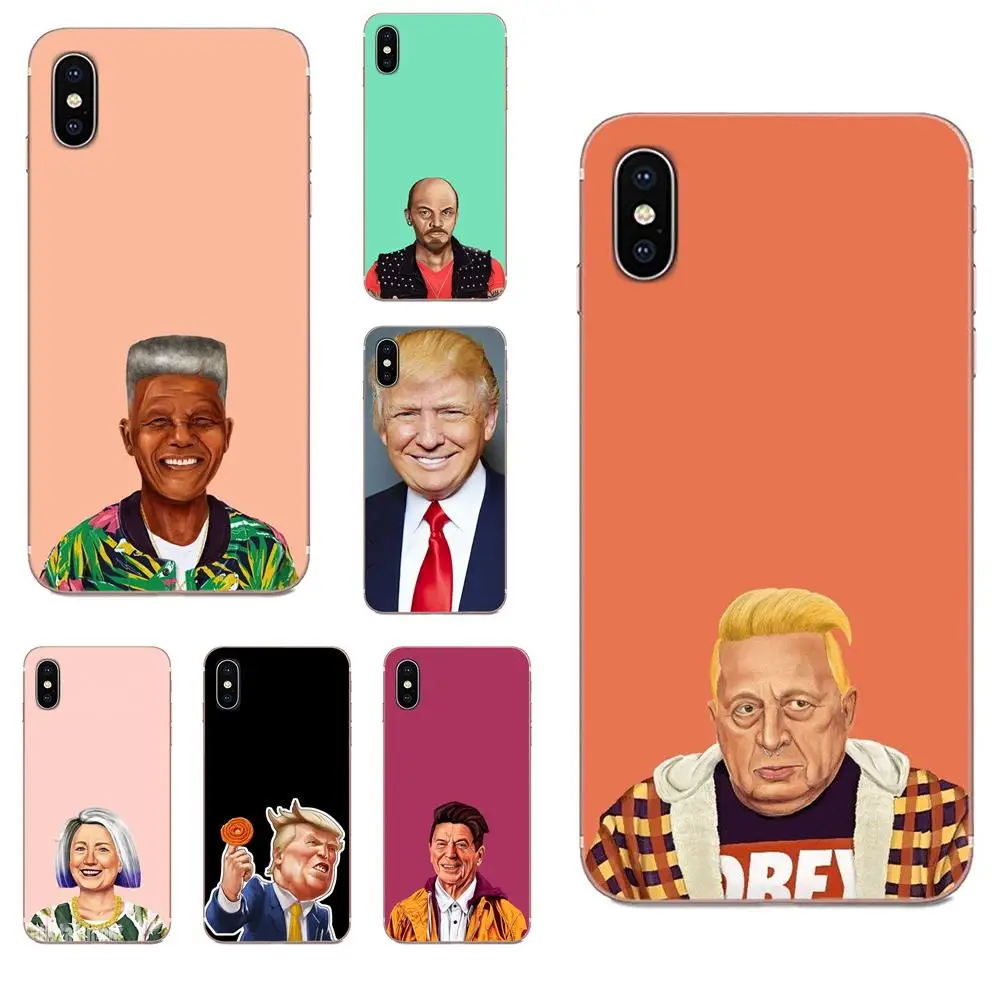 For Xiaomi Mi CC9 CC9E 9T mi10 mi9 mi8 note 9 10 pro lite SE A1 A2 A3 On Sale Luxury Donald Trump Paintings Of The Leaders | Мобильные