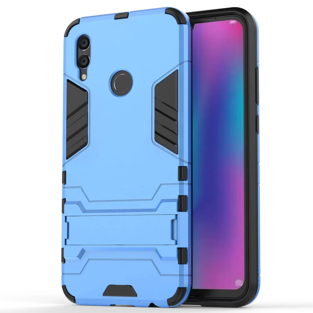 Для huawei P Smart чехол Роскошный Железный человек Стенд чехол жесткий Броня+ Мягкий Силиконовый ТПУ чехол для huawei P Smart Plus