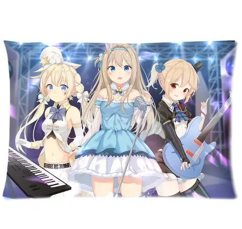 Наволочка с персонажами из аниме для девочек WA2000 Suomi& HK416 прямоугольная двухсторонняя наволочка