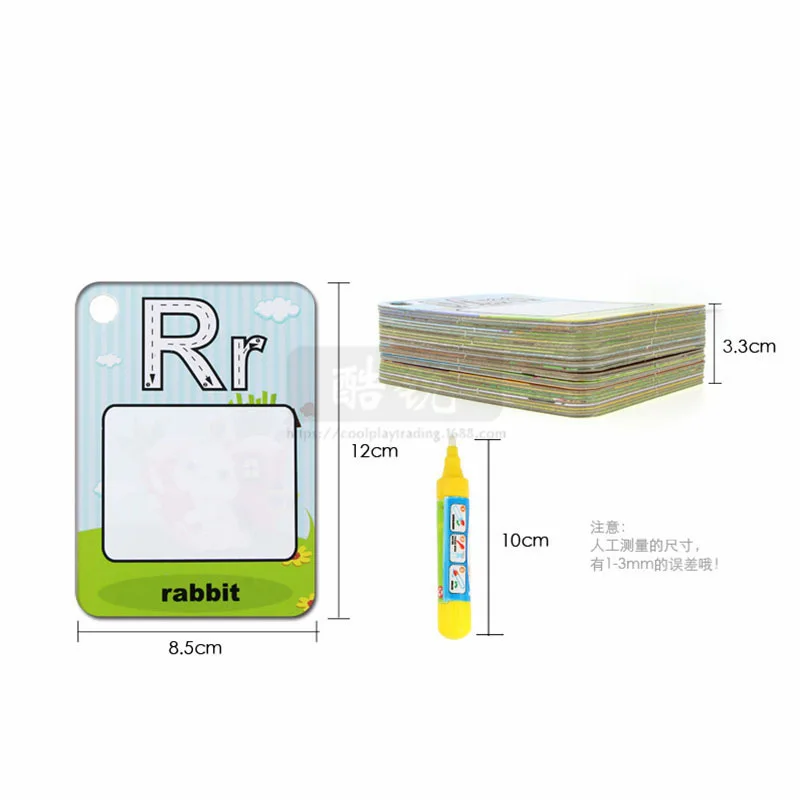 

Magic Landscape Painting Card 26 Lettered Cognitive Card Children Early Childhood Educational Toy Water Explicit Ink Card Colori