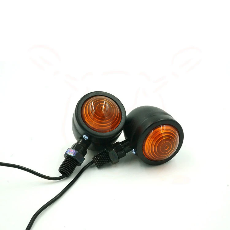 Motorcycle Parts Retro Motorcycle Refitting Metal Steering Lamp Signal Lamp Turning Lamp