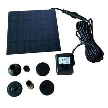 

New Solar Powered Water Fountain Pool Pond Water Sprinkler Sprayer with Water Pump & 3 Spray Heads