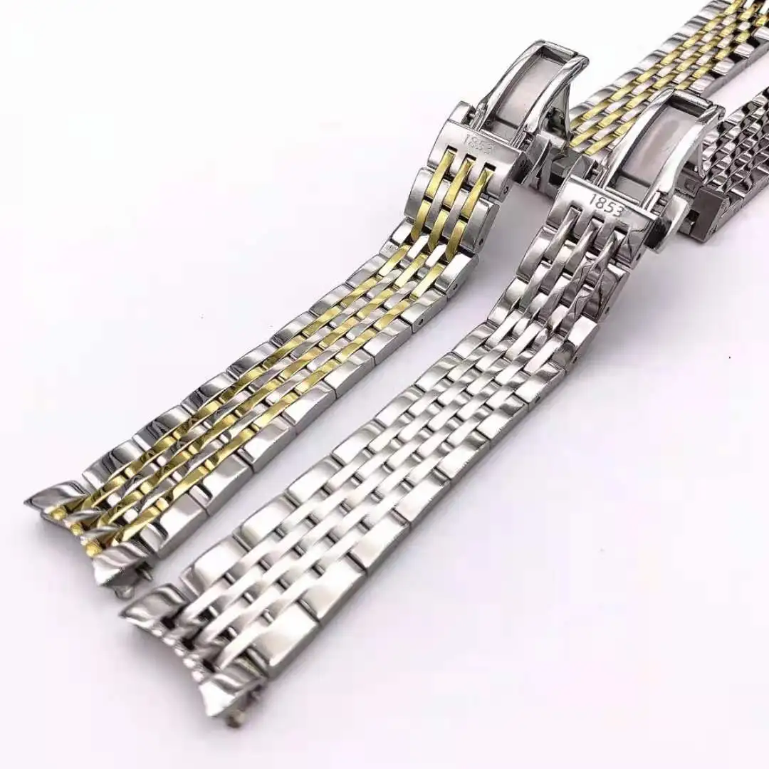 

High Quality Stainless Steel Metal Watch Straps For Tissot 1853 T41 Watch band Bracelet 19MM 20MM Accessories Watchband