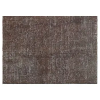 

Handmade Brown Vintage Overdyed Turkish Area Rug 206x277 Cm-6'9''X9'1''