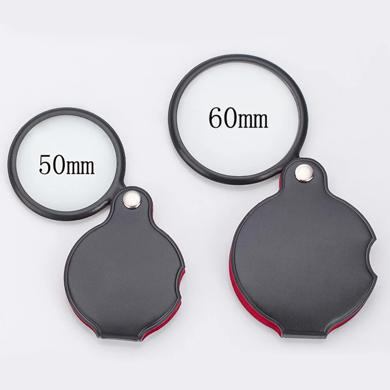 10X Small Magnifying Glasses Mini Folding Magnifying Magnify Glass