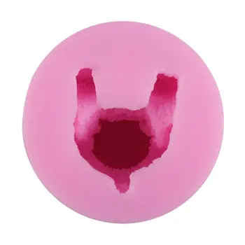 

New Hot Bear Round Shape Silicone Mold Handmade Soap Clay Craft Mold DIY Decoration Tools For The Kitchen Baking