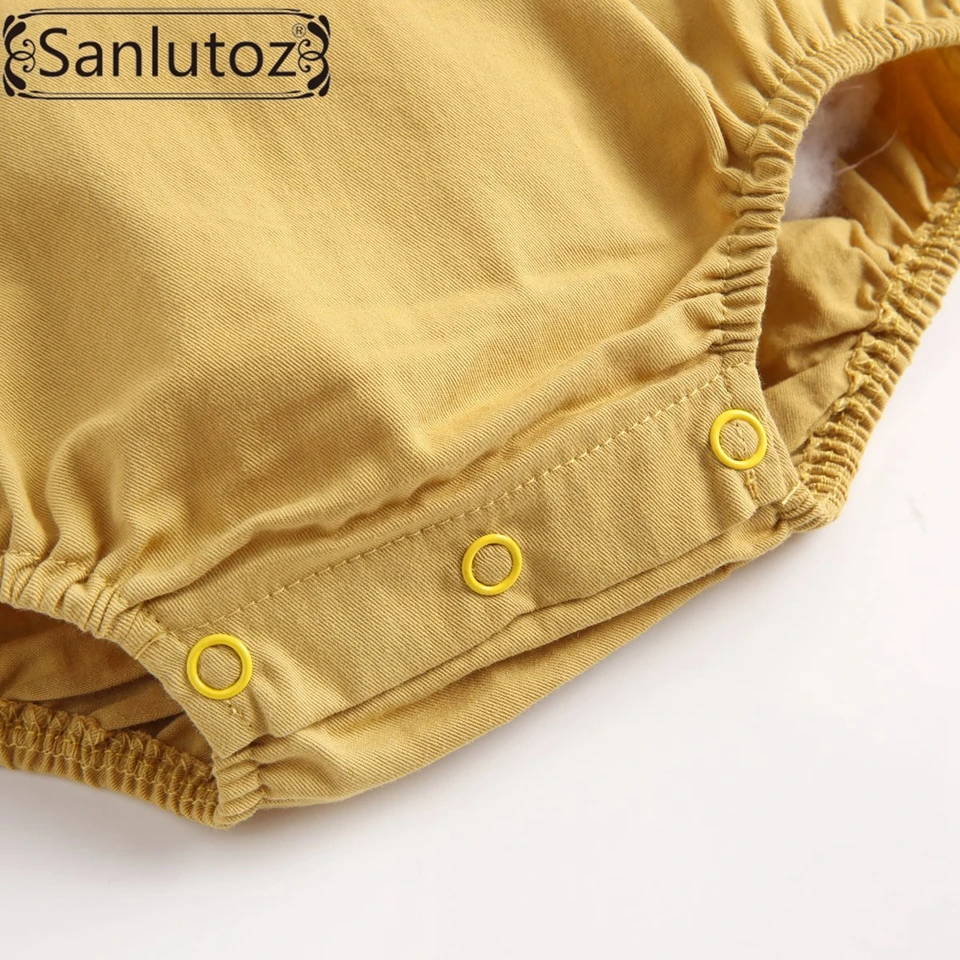 Sanlutoz/Боди для новорожденных девочек; одежда для малышей с длинными рукавами; милые хлопковые боди в горошек для младенцев; Новинка