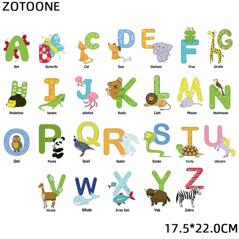 ZOTOONE железо на переводах космос, НЛО животных Единорог наклейки Патчи для одежды футболки теплопередача DIY аксессуары аппликации G - Цвет: BZT0076