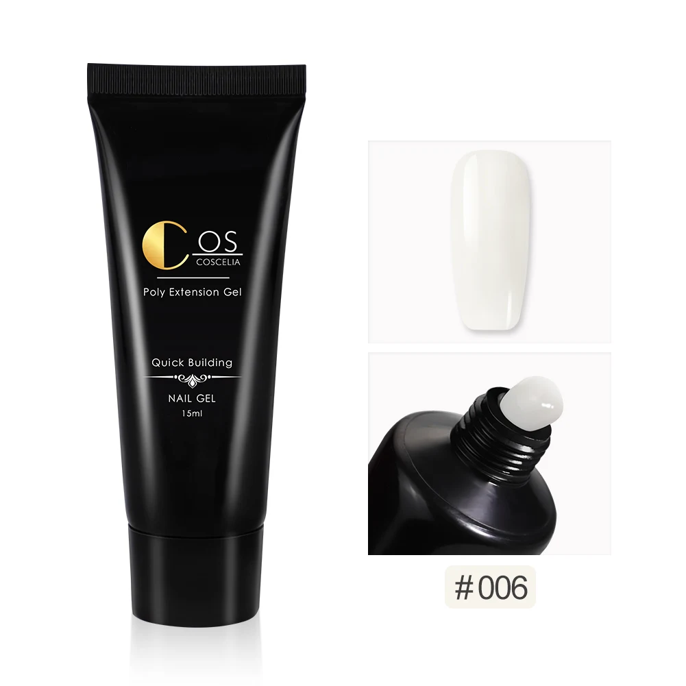 ONLY GEL 006 COSCELIA гель для наращивания ногтей наборы с инструментами УФ-гель для ногтей для французского дизайна ногтей Гель-лак строитель Гель-лак для ногтей кисть - Цвет: ONLY GEL 006
