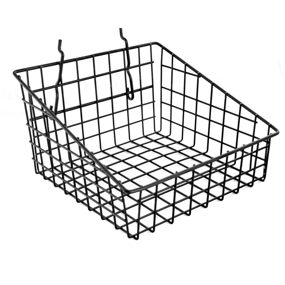 Supermarket Bulk Food Basket Shelf Mesh Amount Metal Box Display Rack