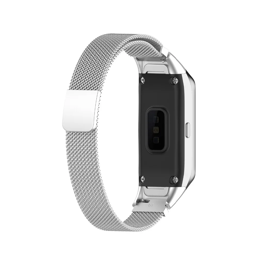 Магнитный ремешок для часов из нержавеющей стали для samsung Galaxy fit SM-R370 браслет металлический ремешок для часов регулируемый ремень