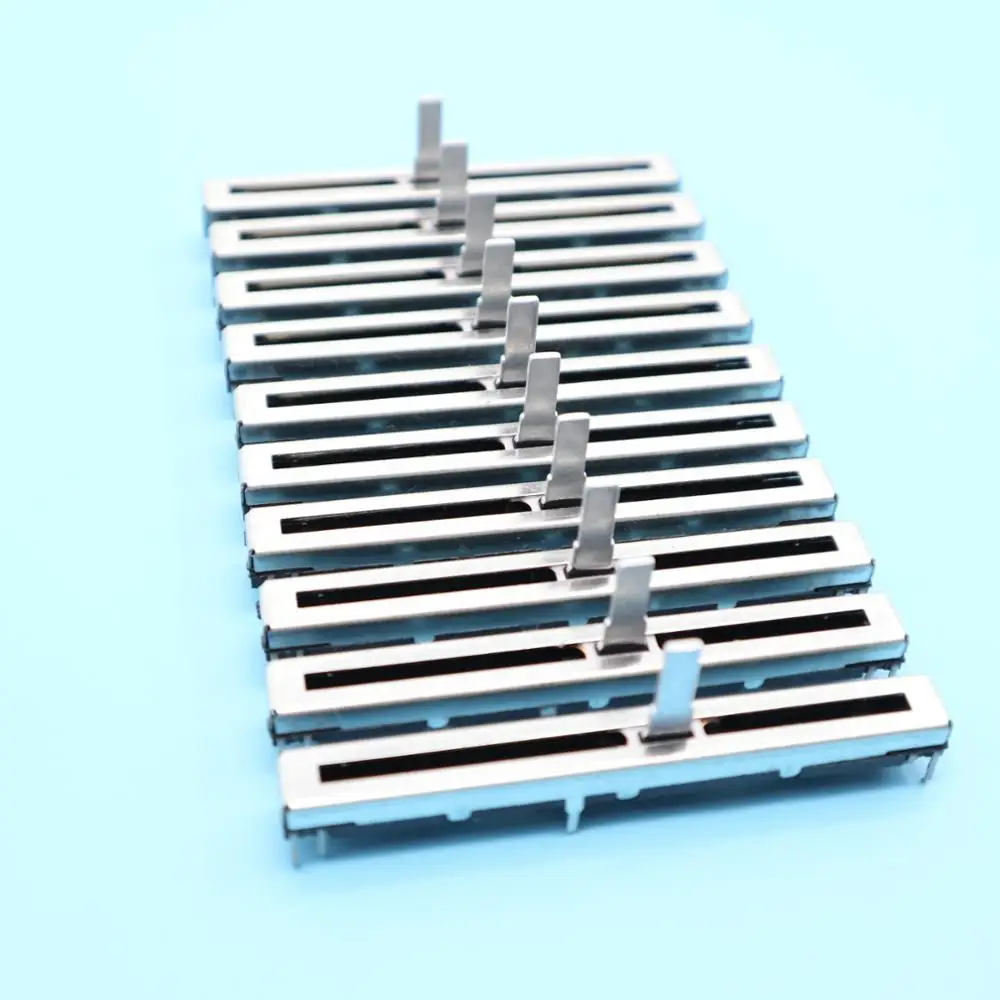 10pcs Dj Live Mixer Fader 50kdx2 Dual Ch For Mackie 1402vlz/1604vlz/1642vlzpro Dj Equipment