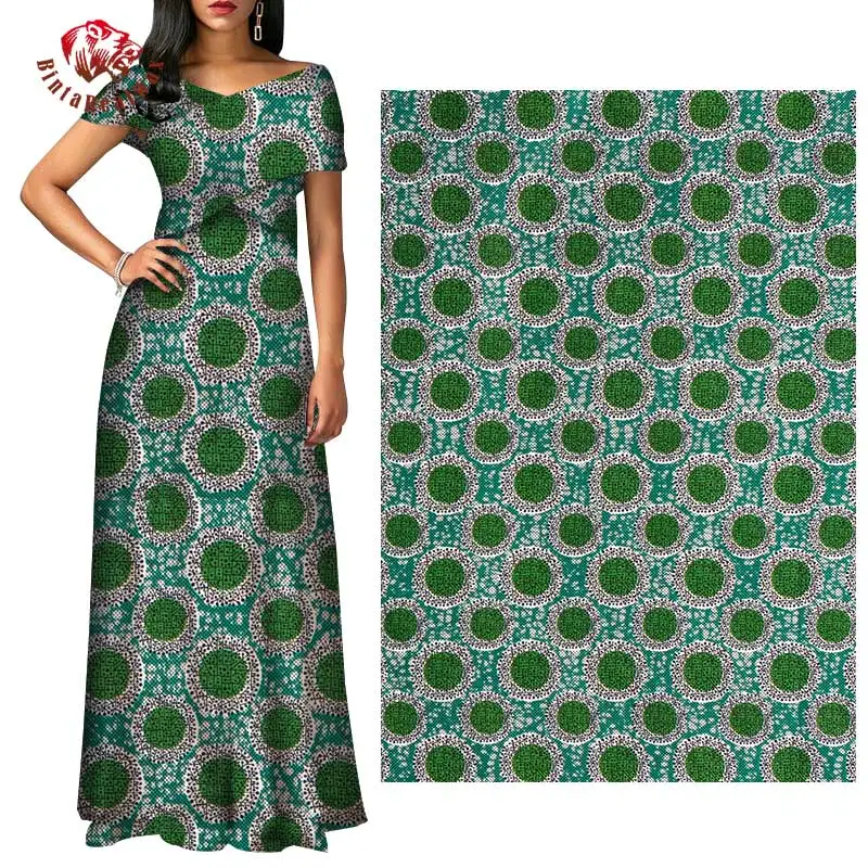 Анкара Африканский воск настоящий голландский воск ткань полиэстер Швейные Платья материал 6 ярдов/одна штука FP6256