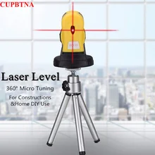 Medidor de nivel láser infrarrojo, 0-360 grados, punto de golpe/vertical /horizontal/línea cruzada, instrumento de medición láser con soporte