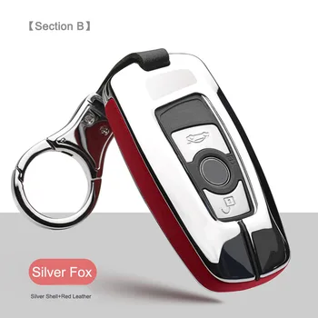 

Car key Cover Case For BMW 5 X1 M1 GT F20 F10 F30 520 525 520I 530D E34 E60 E90 Remote Controller Key Bag Holder fit KeyChain
