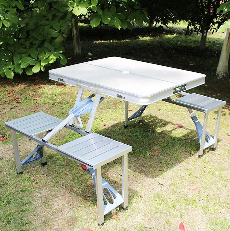 Outdoor Table And Chair Set Folding Portable Car Camping Aluminum Alloy Self-driving Picnic Ultra Light |