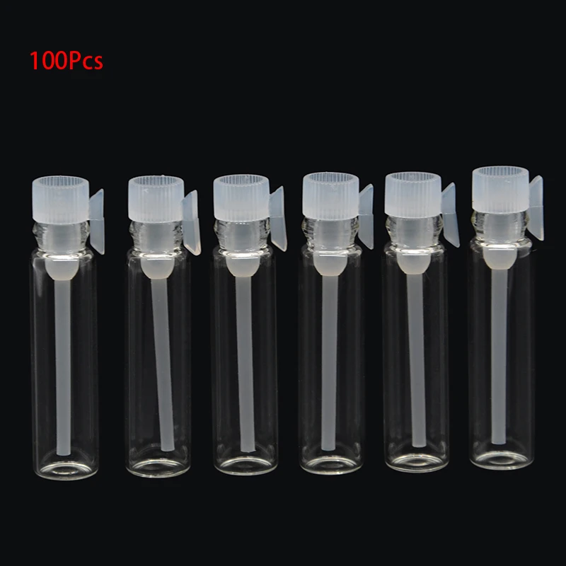 100 pcs1/2/3 мл мини Стекло духи небольшой образец флаконы парфюмерный флакон