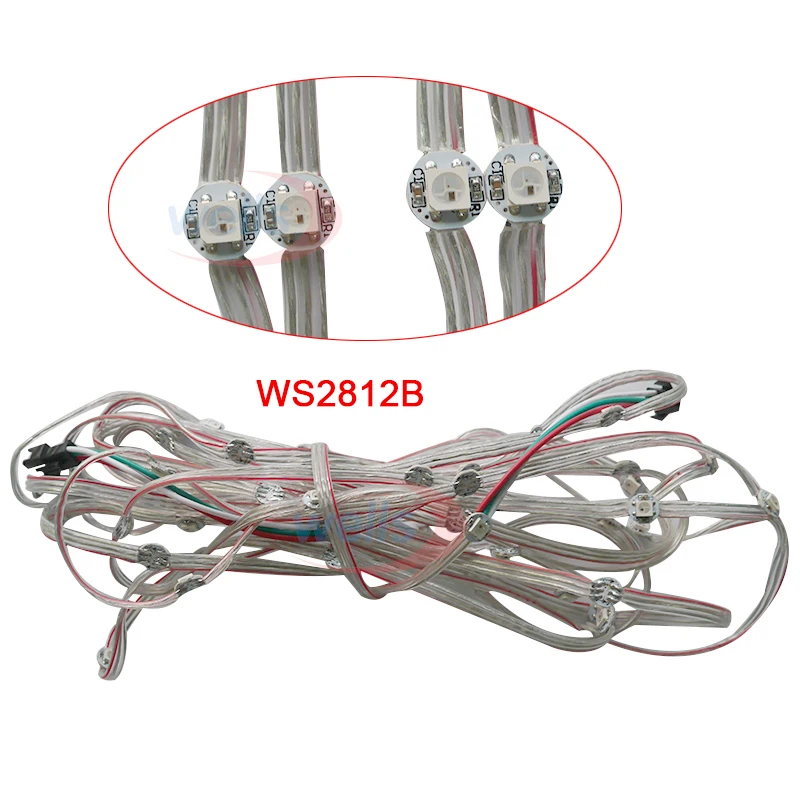 50 шт./500 шт./1000 шт. припаянный светодиодный радиатор WS2812B 5050 RGB WS2811 IC встроенный
