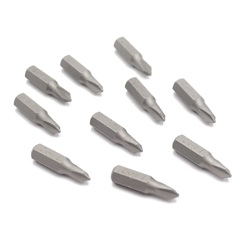 10 шт. Набор бит для отвертки 1/4 дюйма 25 мм|chave de fenda|screwdriver bit setscrewdriver bits |