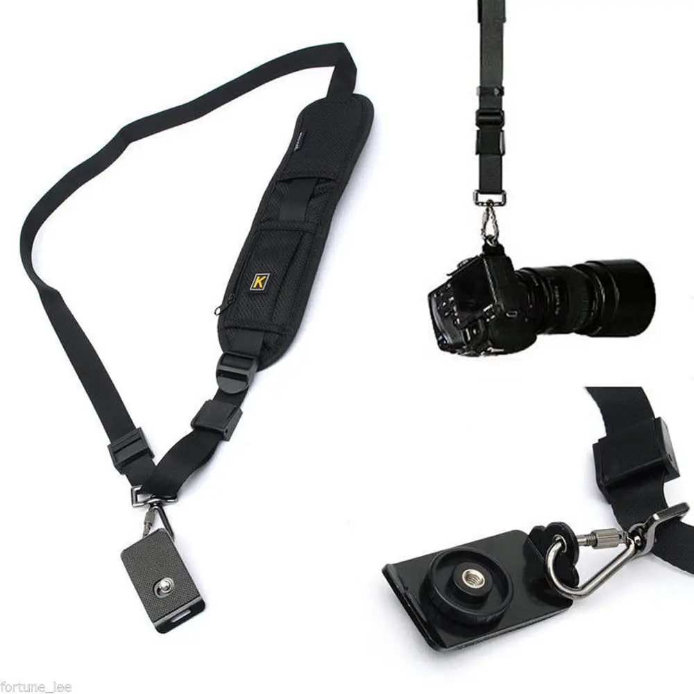 Quick Sling Camera Single Shoulder Belt Strap SLR DSLR Cameras Canon Sony Nikon 