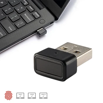 

KE-01 Mini USB Fingerprint Reader for Windows 7, 8, 10 hello Touch Multi Biometric Security Key Black ABS Shell