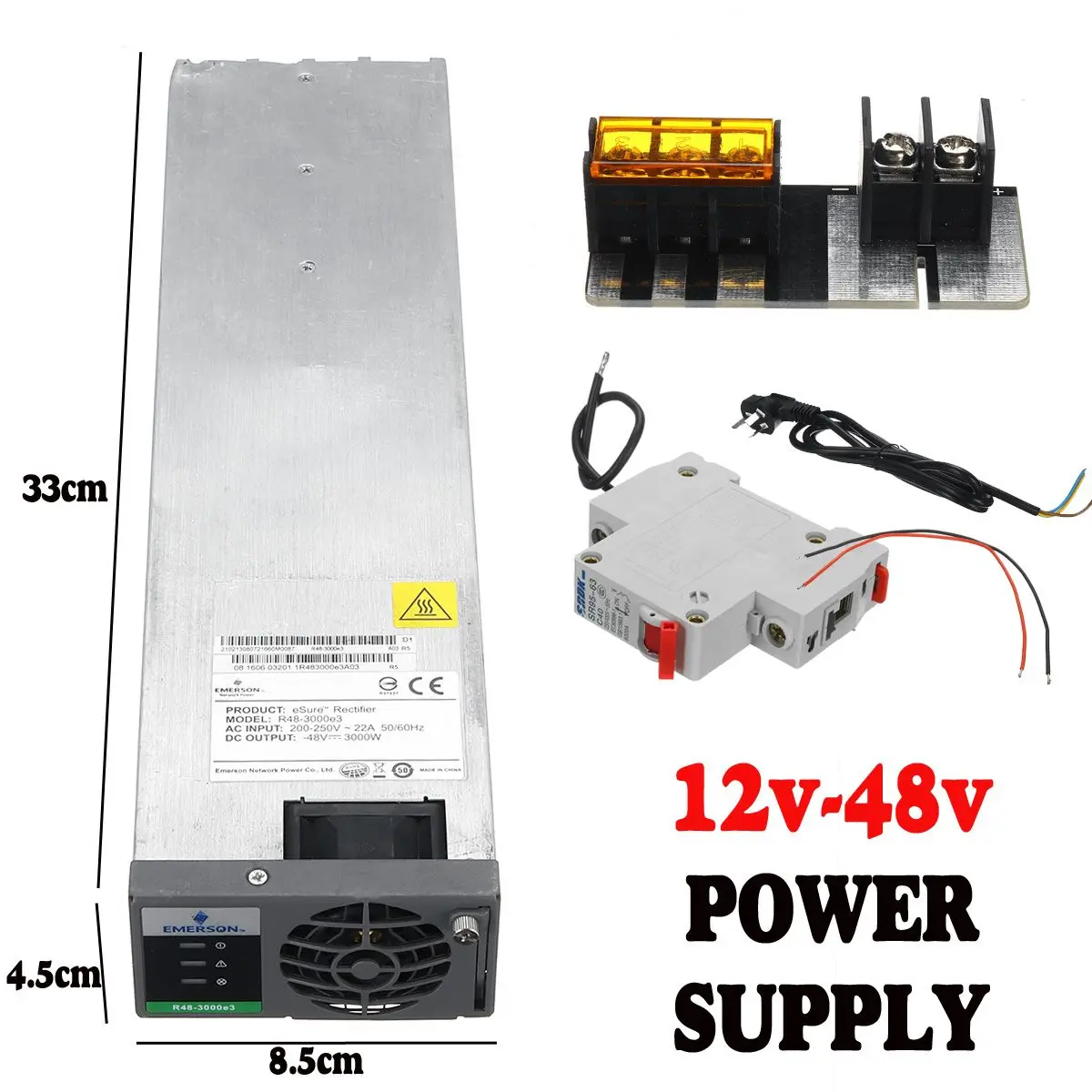 

3000W ZVS Induction Heater Induction Heating Machine PCB Board Module Flyback Driver Cool Fan+48V 3000W Power Supply+ +Coil+pump