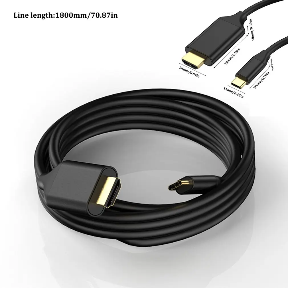 HDMI кабели для samsung USB C type-C к HDMI 4K кабель HD ТВ Цифровой AV адаптер для samsung Note 9 DeX HDMI конвертер кабель