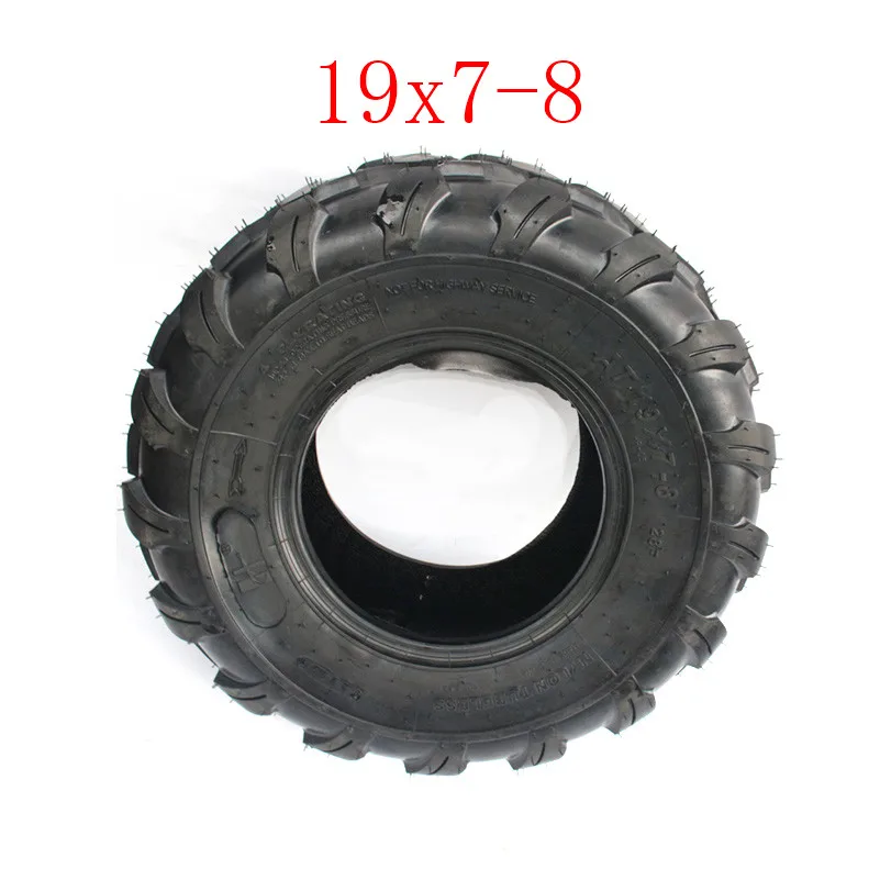 2 шт. картинг детская коляска ATV UTV 19x7-8 дюймов бескамерные шины 19*7-8 резиновые шины